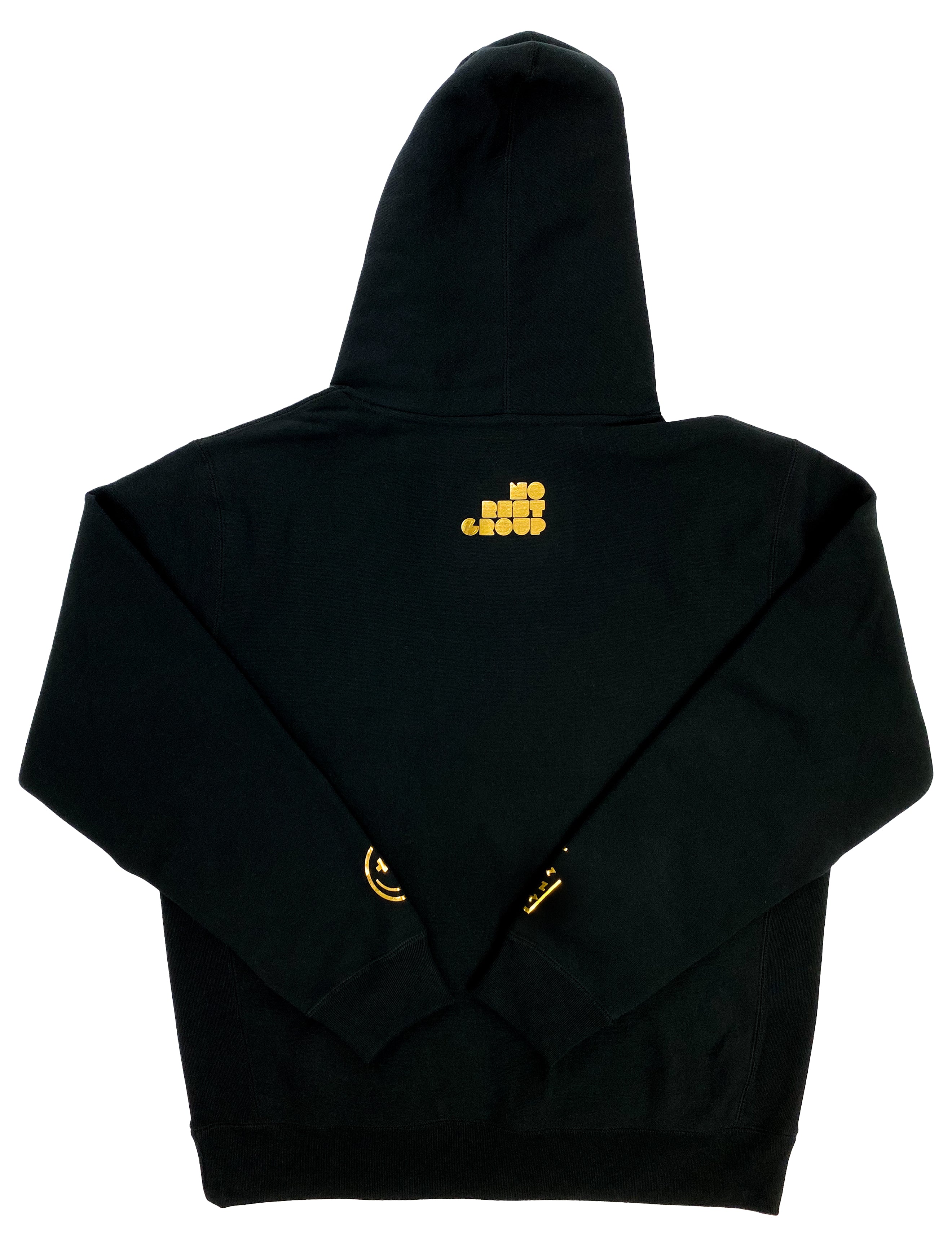 NRG Prima Solid Gold Hoodie Black