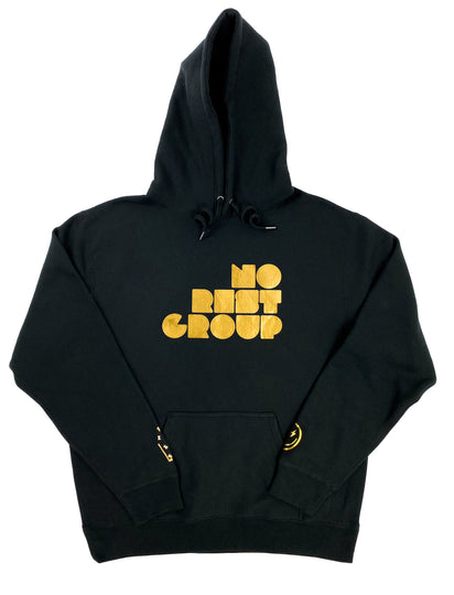 NRG Prima Solid Gold Hoodie Black